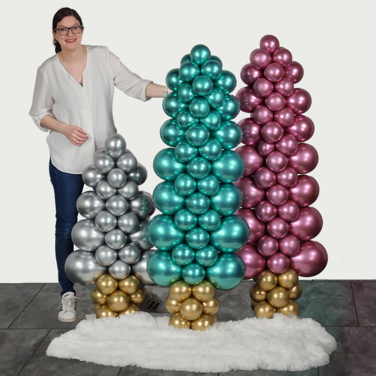 Narrow Balloon Christmas Tree Tutorial and Plans | Digital Balloon Recipe