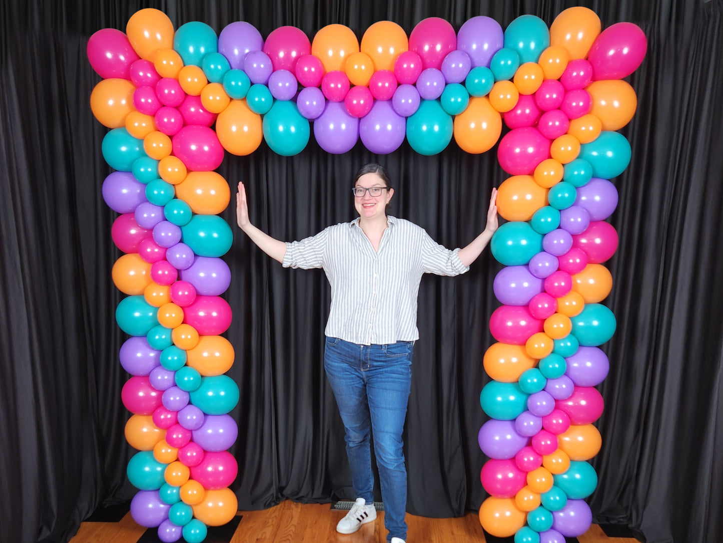 Square Balloon Arch Tutorial and Plans | Digital Balloon Recipe