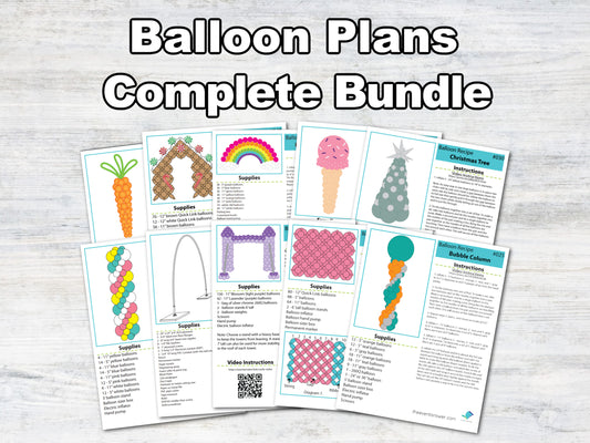 ULTIMATE bundle - Digital Balloon Recipes - save compared to buying individual plans