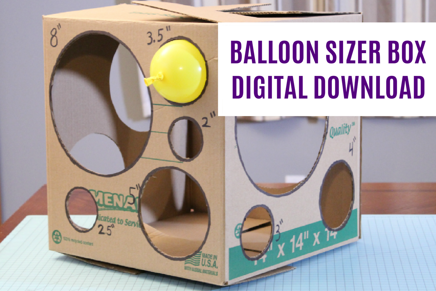 DIY Balloon Sizer Template and Instructions | Digital Plans