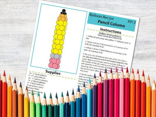 Balloon Pencil Tutorial and Plans | Digital Balloon Recipe